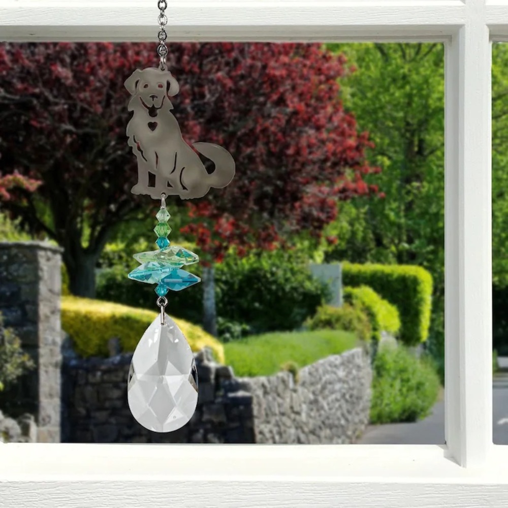 Crystal Dog Suncatcher